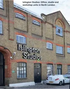  ?? ?? Islington Studios: Office, studio and workshop units in North London