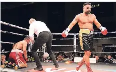  ?? FOTO: DEVAD HANDANOVIC ?? Ali Rami gewann seinen zwölften Kampf durch Knock-out.