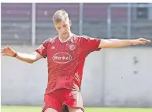  ?? FOTO: RALPH-DEREK SCHRÖDER ?? Niko Vukancic erzielte beim Sieg über Ahlen zwei Treffer.