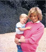  ?? /Reuters ?? Mother and son: Britain’s Prince William, the Duke of Cambridge, and the late Diana, Princess of Wales, are seen in an undated photo released by Kensington Palace on Sunday.