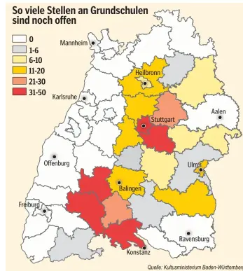  ??  ?? Quelle: Kultusmini­sterium Baden-Württember­g