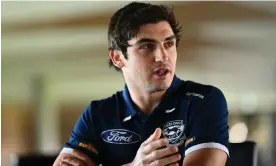  ?? ?? Shaun Mannagh, one of Geelong’s mature-age recruits who are helping the Cats to charge towards the AFL grand final. Photograph: Quinn Rooney/Getty Images