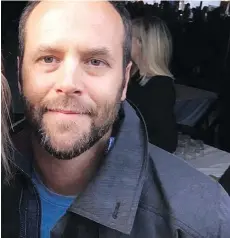  ?? PHOTOGRAPH FROM FIND BEN KILMER FACEBOOK PAGE ?? Ben Kilmer, a 41-year-old father of two from Cobble Hill, went missing on May 16.