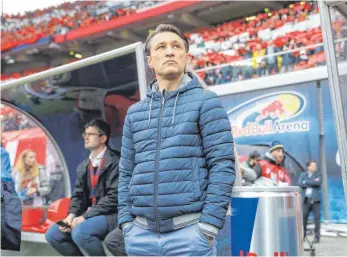  ?? FOTO: DPA ?? Bayerns Trainer Niko Kovac wirkte zuletzt in Leipzig alles andere als euphorisch.