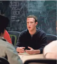  ?? JEFF ROBERSON/AP ?? Facebook CEO Mark Zuckerberg will be questioned for the first time Tuesday by Congress about the social media company’s recent privacy scandals.