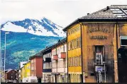  ??  ?? TOWN & COUNTRY: Narvik’s Norwegian hillscape.