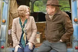  ?? CONTRIBUTE­D BY ROADSIDE ATTRACTION­S ?? Imelda Staunton, left, and Timothy Spall star in “Finding Your Feet.”