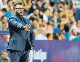  ?? F: EFE ?? Antonio Mohamed cree que el banquillo del Celta puede ser un trampolín para su carrera