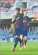  ?? FOTO: M. MONTILLA ?? José Arnáiz celebró su gol