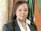  ?? /Supplied ?? Complaint against boss: Hlophe’s deputy Patricia Goliath has made a number of allegation­s against him.