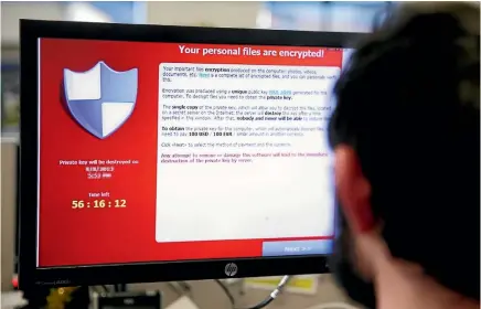  ?? PHOTO: MYTCHALL BRANSGROVE/FAIRFAX NZ ?? The way Wannacrypt spreads puts businesses at greater risk than individual­s.