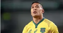  ?? GETTY IMAGES ?? Israel Folau reached a confidenti­al settlement with Rugby Australia.