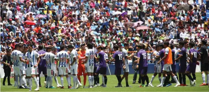  ?? JORGE SÁNCHEZ ?? Con un marcador de 3-0, los Tuzos de Pachuca, en su categoría Sub 20, se impusieron en un encuentro amistoso al equipo Ansan Hallelujah Football Club (FC) de Corea del Sur.