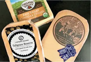  ?? JENNIFER RUDE KLETT ?? Milk from pasture-raised cows is used to make these Wisconsin cheeses.