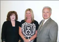  ??  ?? JUMP STARTERS: Operation Jump Start winners Denise Henderson, left, Caren Mcgregor and Travis Sorrows received awards of $ 200, $ 300 and $ 500, respective­ly, for the feasibilit­y plan contest at the end of the program. The three found out last week that they were selected as the winners.