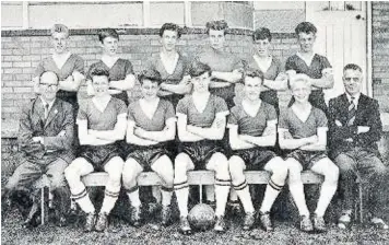  ??  ?? Brierley Hill Sedgley and Tipton Senior Boys team 1960-61