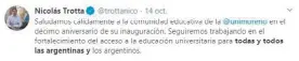  ??  ?? Variantes. El inclusivo aparece en Twitter con “x”, con “e” o desdoblado.