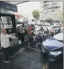  ??  ?? NO POWER: Customers queueing up at a gas station in Caracas, the capital of Venezuela.