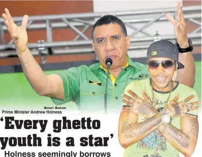  ?? ASHLEY ANGUIN FILE ?? Prime Minister Andrew Holness
Vybz Kartel