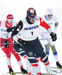  ?? FOTO: VESA MOILANEN / LEHTIKUVA / NTB SCANPIX. ?? VANT: Erik Valnes fra Bardufoss vant sprinten i U23-VM i Lahti mandag.