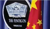  ?? AP ?? The Pentagon will load up on advanced missiles, space defense and modern jets in its largest defense request in decades to meet the threat it perceives from China.