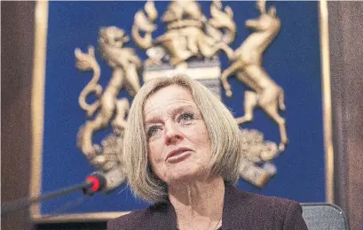  ?? JASON FRANSON THE CANADIAN PRESS ?? Alberta’s Rachel Notley said on Monday the province is seeking investors interested in building a new refinery to improve oil prices.
