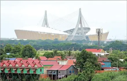  ?? HONG MENEA ?? Morodok Techo National Stadium will serve as the main venue for the upcoming SEA Games.