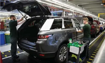  ??  ?? Jaguar Land Rover is part of a new group overseeing shift to electric vehicles. Photograph: Leon Neal/Getty Images