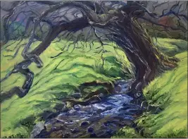  ?? COURTESY OF NOEL RYAN ?? Iris Sabre’s “Spring Freshet” is part of Marin Society of Artists’ “Spring Awakening” exhibit.