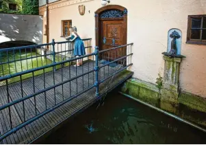  ?? Foto: Martin Kluger ?? Das Obere Brunnenmei­sterhaus wird auch „Haus bei den Fischen“genannt und gehört zum Ensemble des Wasserwerk­s am Roten Tor.