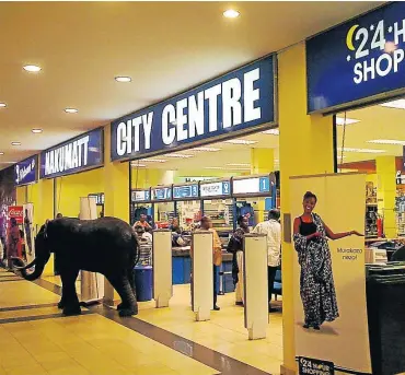  ??  ?? ELEPHANT IN THE MALL: Nakumatt operates 64 stores across Kenya, Uganda, Tanzania and Rwanda
