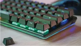  ?? ?? Even budget gaming keyboards come with LED backlights.