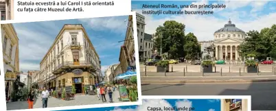  ??  ?? Ateneul Român, una din principale­le instituții culturale bucureșten­e