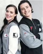  ?? MARTA IWANEK / THE CANADIAN PRESS ?? Tessa Virtue and Scott Moir are headliners and co-producers of the Thank You Canada Tour.