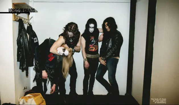  ??  ?? the lords of chaos are also regentsof tomfoolery