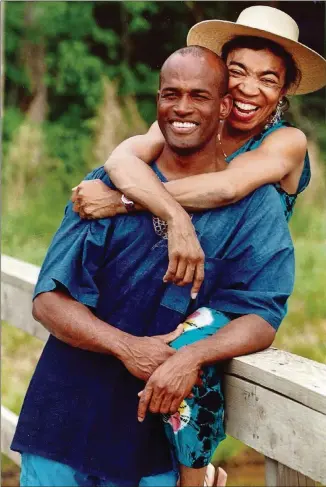  ?? AJC FILE ?? Kenny Leon and Carol Mitchell-Leon (shown in 1993) were a power couple in Atlanta theater in the early 1990s.