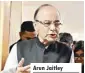  ??  ?? Arun Jaitley