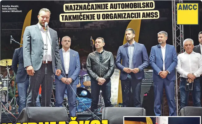  ??  ?? Butulija, Mandić, Vulin, Udovičić, Lazarac i Mihailović