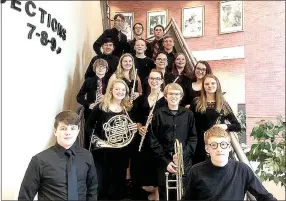  ?? Photograph submitted ?? Blackhawk Band students were selected for the Region Honor Band.