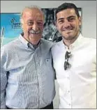  ?? EFE ?? Del Bosque y Casillas, ayer