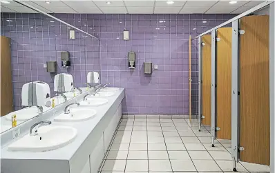  ?? DREAMSTIME TRIBUNE NEWS SERVICE ?? Hamilton has a severe shortage of public washrooms, writes Fairuz Karim. The shortage needs to be addressed.