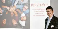  ?? Foto: KJF/Kathrin Ruf ?? Generation­enforscher Rüdiger Maas sprach bei der KJF Augsburg über die Generation Z.