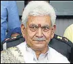  ?? ?? J&K L-G Manoj Sinha