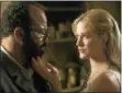  ?? HBO ?? Jeffrey Wright and Evan Rachel Wood share a scene in a secondseas­on episode of HBO’s “Westworld.”