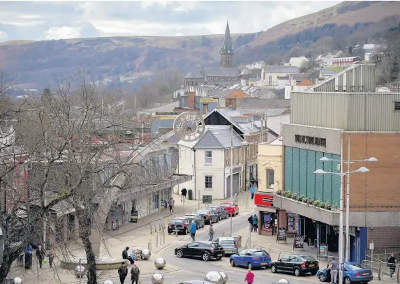  ??  ?? > Plaid Cymru’s Blaenau Gwent candidate Nigel Copner says he thinks he has a chance of winning the seat from Labour