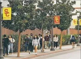  ?? Al Seib Los Angeles Times ?? AT USC, officials are preparing for a three-day test on online learning. “We are being vigilant to protect our community,” Provost Charles F. Zukoski says.