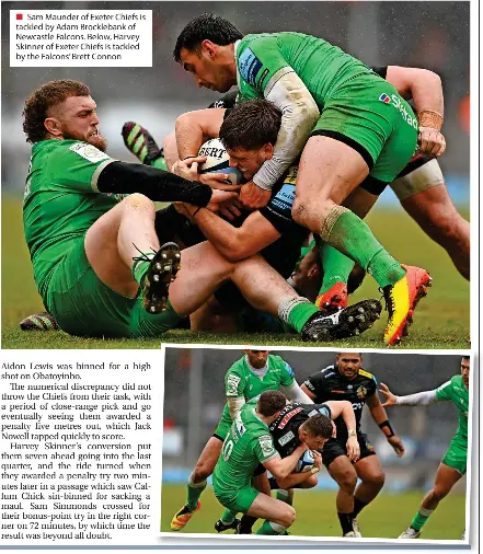 Falcons fall foul of last quarter Blitz by Exeter EXETER CHIEFS 24 ...