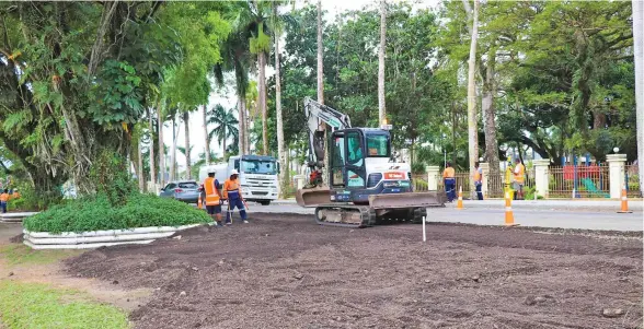  ?? Photo: Fiji Roads Authority ?? The road in front of the State House main entrance will be improved and lighted up after the upgrade.