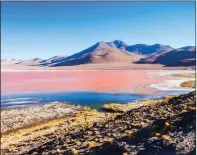  ?? ?? Laguna Colorada: looks like “melted ice cream”