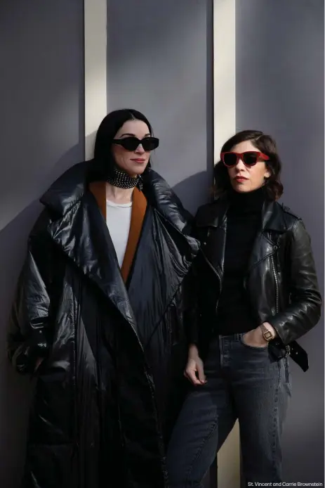  ??  ?? St. Vincent and Carrie Brownstein